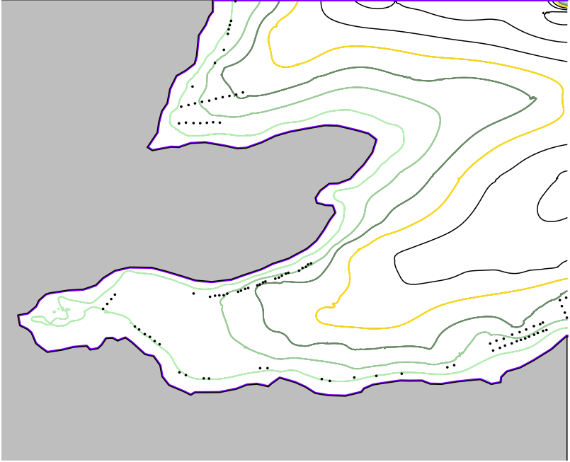 Bathymetric Maps of Coves - Arrowhead 