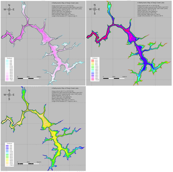 Color Schemes for Bathymetry Maps. 