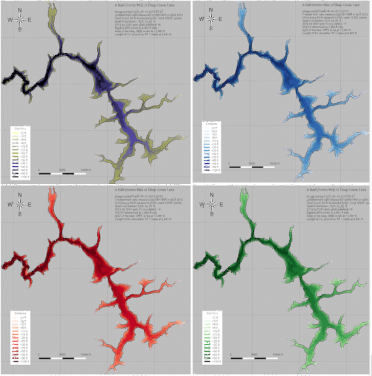 Color Schemes for Bathymetry Maps. 