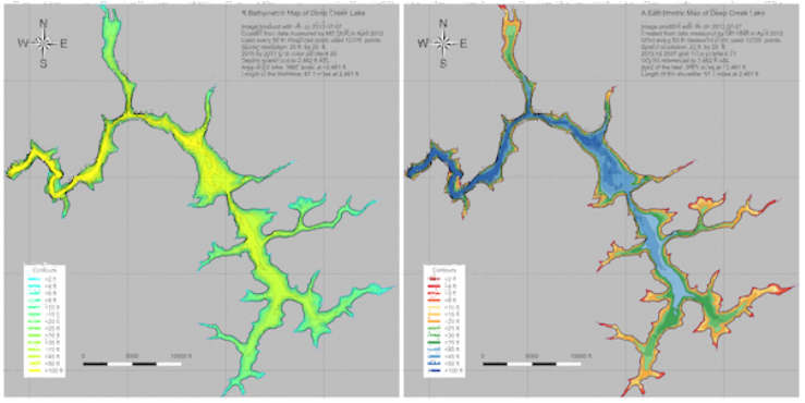 Color Schemes for Bathymetry Maps. 