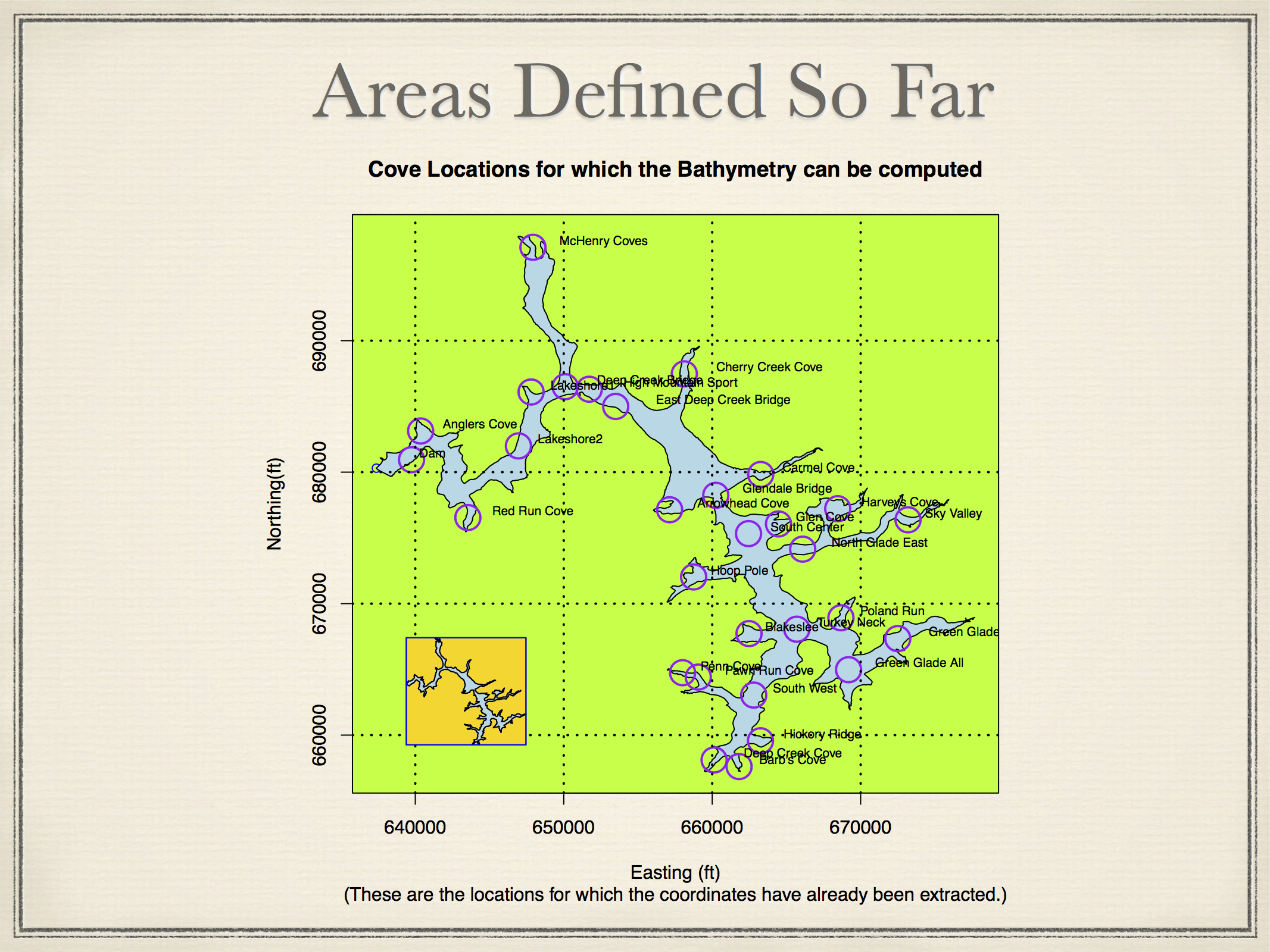 Bathymetric Maps of Deep Creek Lake 